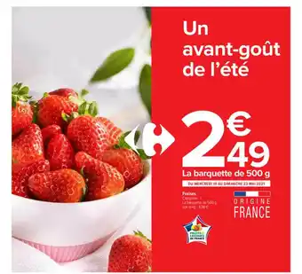 Carrefour Contact Fraises offre