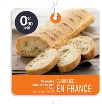 Carrefour Contact Ciabatta Carrefour offre