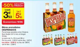 Carrefour Contact Bières Aromatisées Desperados offre