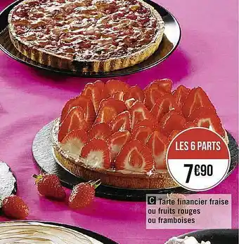 Tarte Financier Fraise Ou Fruits Rouges Ou Framboises