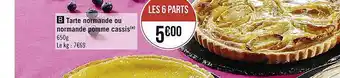 Spar Tarte Normande Ou Normande Pomme Cassis offre