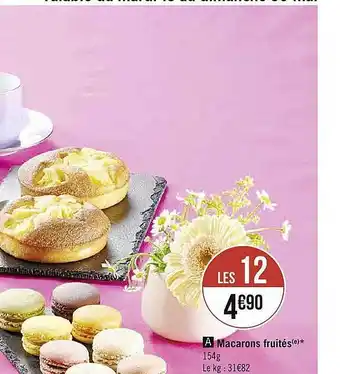 Macarons Fruites