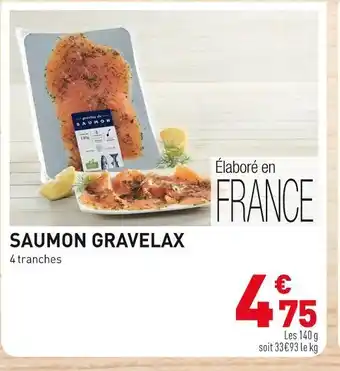 Grand Frais Saumon gravelax offre