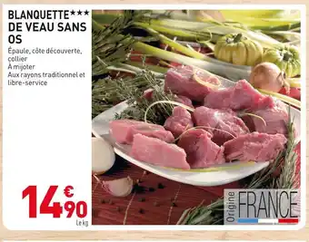 Blanquette de veau sans os