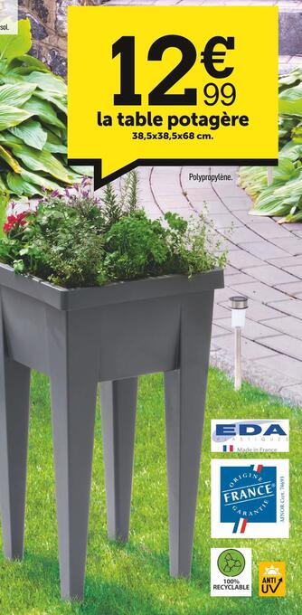 La table potagère