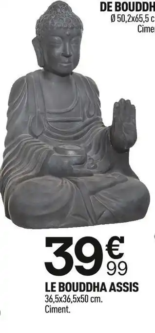 Centrakor Le bouddha assis offre