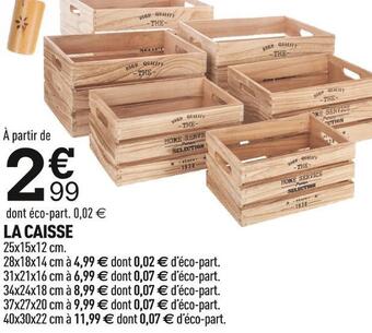 Centrakor La caisse offre