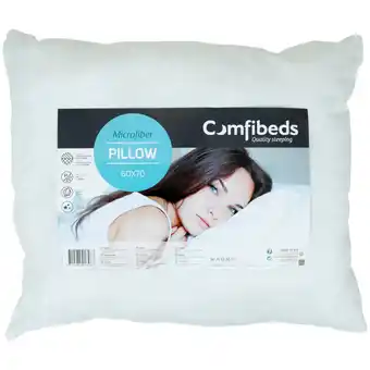 Action Comfibeds oreiller en microfibre comfibeds offre