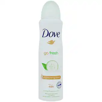 Action Déodorant go fresh dove concombre et thé vert offre