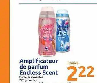 Action Amplificateur De Parfum Endless Scent offre