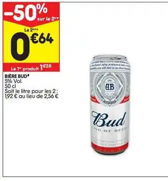 Leader Price Bière Bud offre