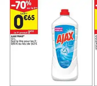 Leader Price Ajax Frais offre