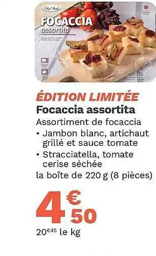Focaccia Assortita