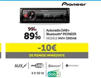 Autoradio Dab+ Bluetooth Pioneer