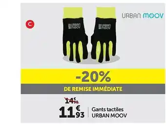Gants Tactiles Urban Moov