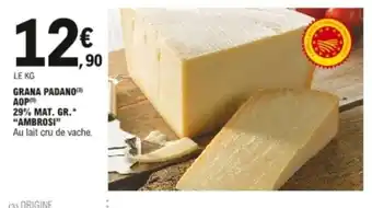 E.Leclerc Grana padano aop offre