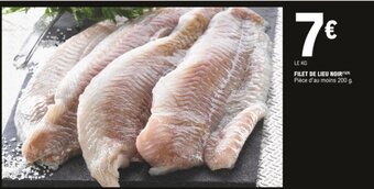E.Leclerc Filet de lieu noir offre