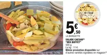 E.Leclerc Salade caesar mix buffet offre