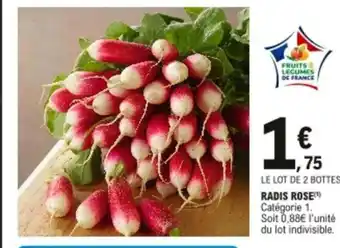 E.Leclerc Radis rose offre