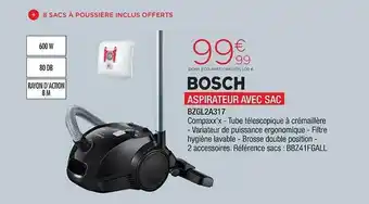 Aspirateur Avec Sac Bzg2a317 Bosch