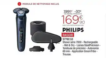 Extra Rasoir S7782.53 Philips offre
