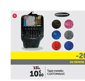 Roady Tapis Metallic Customagic offre