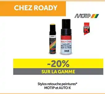 Stylos Retouche Peintures Motip Et Auto K