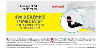 Roady Attelage Bosal offre