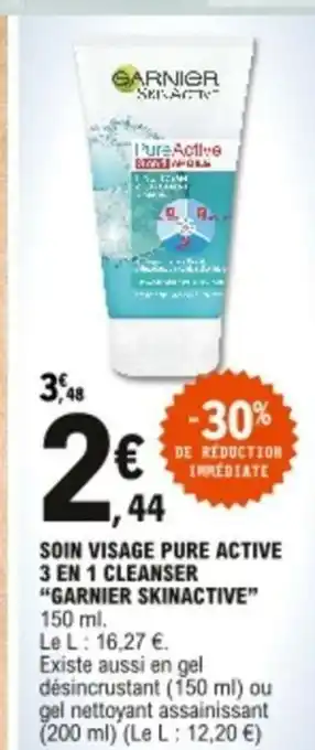 E.Leclerc Soin Visage Pure Active offre
