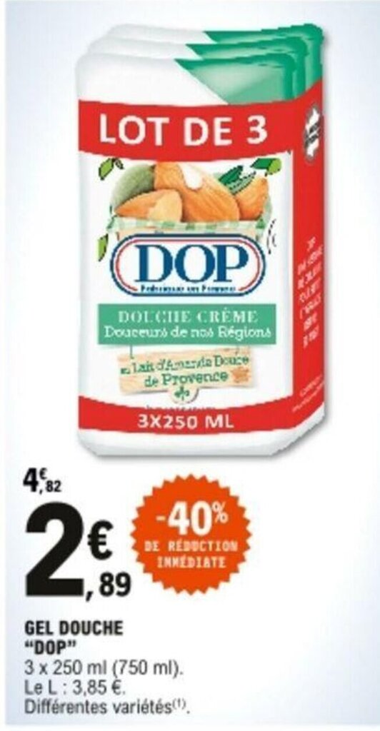 Promo Gel Douche chez E.Leclerc