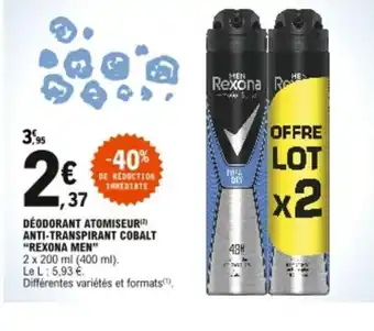 E.Leclerc Déodorant Atomiseur offre