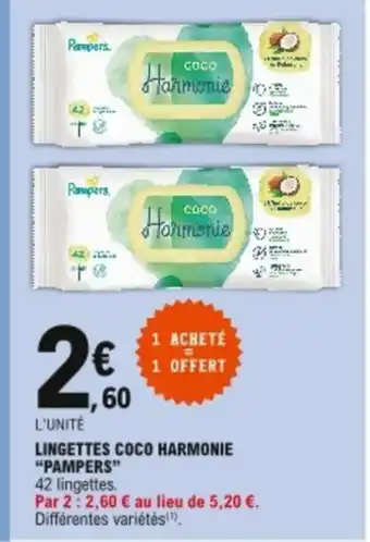 Lingettes Coco Harmonie