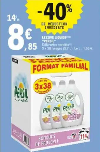E.Leclerc Lessive Liquide Persil offre