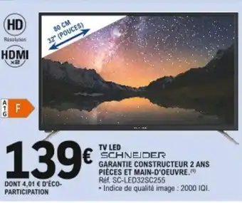 E.Leclerc TV Led offre