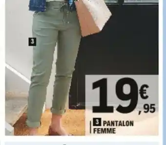 E.Leclerc Pantalon Femme offre
