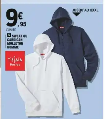 E.Leclerc Sweat Ou Cardigan offre