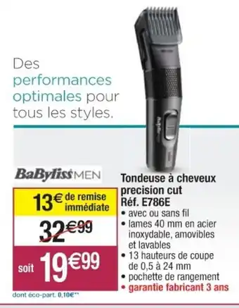 Cora x Carrefour Tondeuse à Cheveux offre