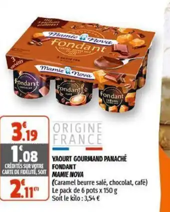 Coccimarket Yaourt Gourmand Panaché offre
