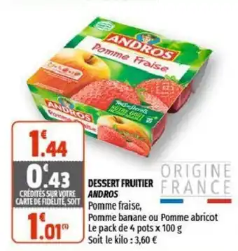 Dessert Fruitier