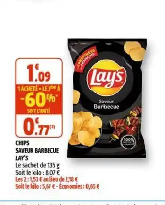 Chips Saveur Barbecue