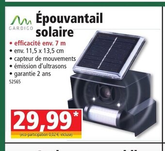 Norma Épouvantail Solaire offre