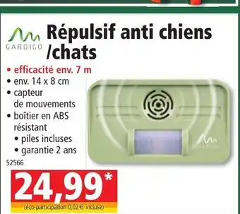 Norma Répulsif Anti Chiens offre