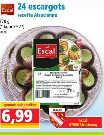 Norma 24 Escargots offre