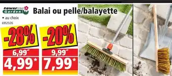 Balai aou pelle/balayette