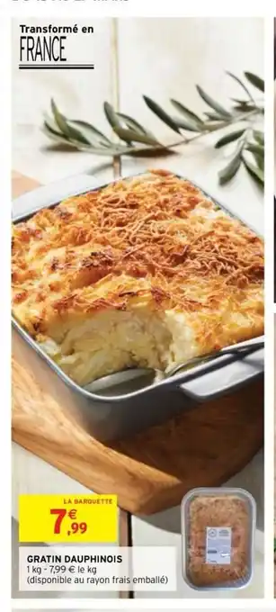 Intermarché Gratin Dauphinois offre