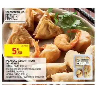 Intermarché Plateau Assortiment Asiatique offre