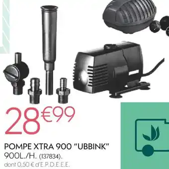 Truffaut Ubbink pompe xtra 900 offre