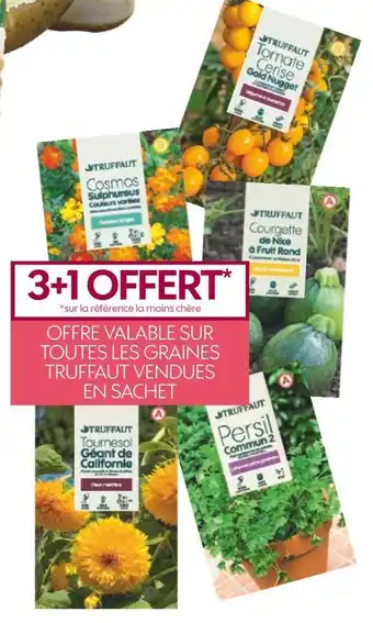 Truffaut bon plan sur toutes les graines de la marque truffaut vendues en sachet