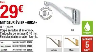Brico Dépôt Mitigeur évier Huka offre