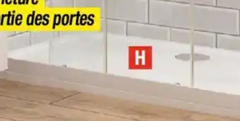 Brico Dépôt Receveur résine extra plat rectangulaire Limsky offre